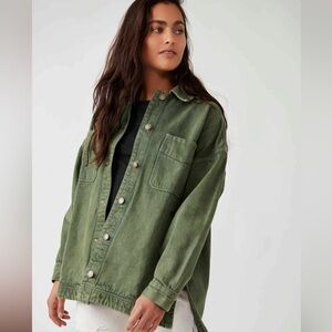 Free People Madison City Denim Jacket